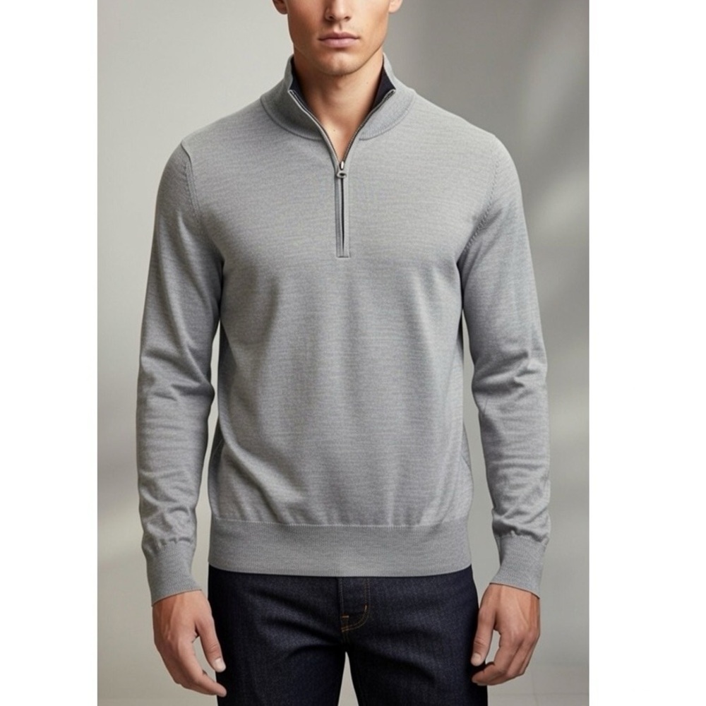 Under Armour Men’s Wool Blend Quarter Zip Spillover - Size Medium